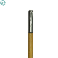 Wooden Finish Ball Pen with Silver Cap – Black Ink | BallPenBazaar