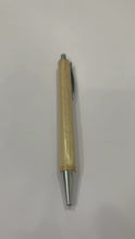 Premium Wooden and Silver Color body Pen – Sleek Click Design With Jotter Refill Black Ink.