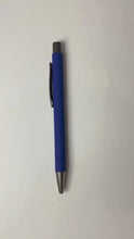 BallPenBazaar 3 Pcs Matte Blue Body Ball Pens with Gunmetal Clip