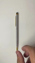 Set of 2 Silver & Gold Twist Ball Pens