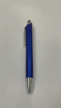 Blue & Silver Click Pen – Smooth Writing Design