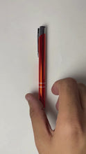 Ballpen Bazaar’s Metallic Glossy Orange Ball Pen – Pack of 2 | Silver Clip