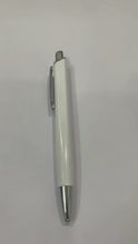 Elegant White and Silver Color Body Pen – With Jotter Refill Black Ink.