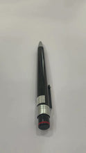 Premium Black Color Body Plastic Pen with Silver Clip & Smooth Click Action With Jotter Refill Black Ink.