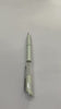 Matte White Diamond Pen – Elegant Design for Smooth Writing With Mini VT Refill Blue Ink.