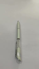 Matte White Diamond Pen – Elegant Design for Smooth Writing With Mini VT Refill Blue Ink.
