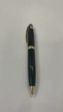 Blue Ink The Metallic Black Body with Gold Clip Openable Ball Pen – Elegant & Smooth Writing Valentine Gift