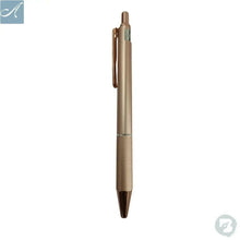 Rose Gold and Brown Metal Pen – Elegant and Comfortable for Smooth Writing with Plastic Jotter Refill Blue Ink.